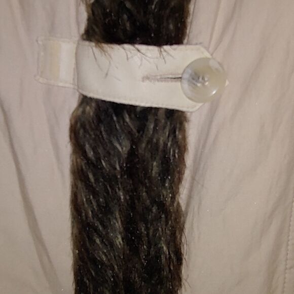 Orvis Vintage Penny Lane Faux Fur Shearling Coat Medium Cotton blend Boho Chic. - Picture 4 of 8